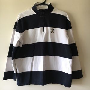 Navy and White Polo Oversized Sweater